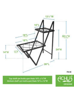 Achla Designs Duet Plant Stand -Flowerpot Discount Store 8612905 02v