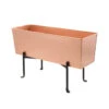 Achla Designs Copper Flower Box With Folding Stand 1 Achla Designs Copper Flower Box With Folding Stand -Flowerpot Discount Store 8612914 02v achla designs copper flower box with folding stand