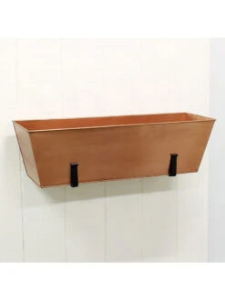 Achla Designs Plain Copper Plated Flower Box, Large -Flowerpot Discount Store 8612915 04v