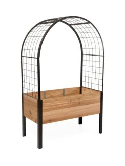2’ X 4’ Arch Trellis For Planter Boxes -Flowerpot Discount Store 8612976 0006