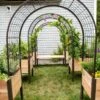 2’ X 4’ Arch Trellis For Planter Boxes -Flowerpot Discount Store 8612976 0414 arch trellis for 2 foot x 4 foot planter box