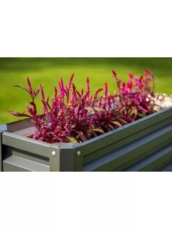 Metal Double Height Raised Garden Bed -Flowerpot Discount Store 8613688 03V 3 4