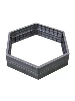 Modular Hexagon Raised Bed Kit, 21.5" -Flowerpot Discount Store 8614244 02V 3 4 modular hexagon raised bed kit 21 inches