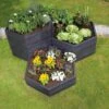 Modular Hexagon Raised Bed Kit, 21.5" -Flowerpot Discount Store 8614244 04V