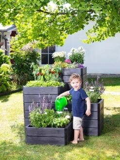 Modular Rectangular Raised Bed Kit -Flowerpot Discount Store 8614248 04V