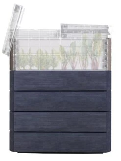 Modular Rectangular Raised Bed Kit With Translucent Panels & Lid 7 Modular Rectangular Raised Bed Kit With Translucent Panels & Lid -Flowerpot Discount Store 8614250 01V