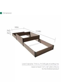 Terraced Triple Garden Bed -Flowerpot Discount Store 8614257 01V 3 4