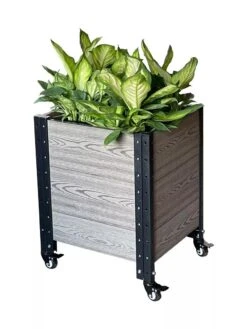 Mobile Deep Root Corner Planter -Flowerpot Discount Store 8614266 01V