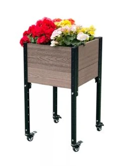 Mobile Elevated Corner Planter 10 Mobile Elevated Corner Planter -Flowerpot Discount Store 8614267 02V