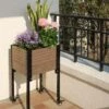 Mobile Elevated Corner Planter 2 Mobile Elevated Corner Planter -Flowerpot Discount Store 8614267 04V mobile elevated corner planter